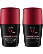 Vichy Homme Комплект - Рол-он против изпотяване Clinical Control, 2 x 50 ml -1