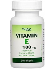 Vitamin E, 100 mg, 30 софтгел капсули, Phyto Wave -1
