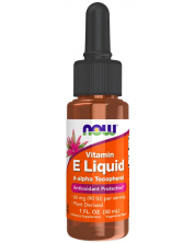 Vitamin E Liquid d-alpha Tocopherol, 30 ml, Now -1