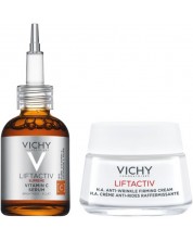 Vichy Liftactiv Комплект - Озаряващ серум и Дневен крем, 20 + 50 ml