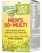 Vitaday Men's 50+ Multi, 60 капсули, Natural Factors