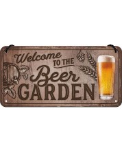 Висяща табелка Nostalgic Art - Welcome To The Beer Garden -1