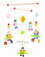 Висяща декорация за детска стая Goki - Пчели и бръмбари -1