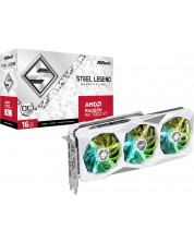 Видеокарта Asrock - Radeon RX 7800 XT Steel Legend OC, 16GB, GDDR6