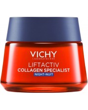 Vichy Liftactiv Нощен крем против хиперпигментни петна Collagen Specialist, 50 ml