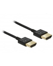 Видео кабел Delock - 85117, High Speed, HDMI-A/HDMI-A, 0.25 m, черен -1