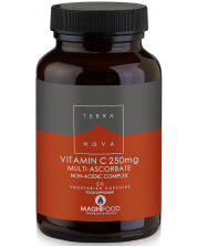 Vitamin C, 250 mg, 50 капсули, Terra Nova -1