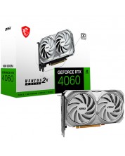 Видеокарта MSI - GeForce RTX 4060 Ventus 2X OC, 8GB, GDDR6, бяла -1