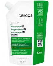 Vichy Dercos Шампоан против пърхот за суха коса Anti-dandruff DS, пълнител, 500 ml -1