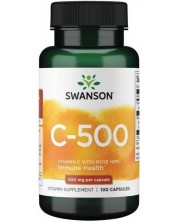 C-500, 500 mg, 100 капсули, Swanson -1