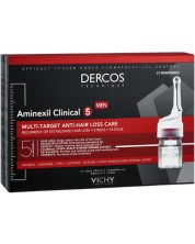 Vichy Dercos Ампули против косопад за мъже Aminexil Clinical 5, 21 х 6 ml -1