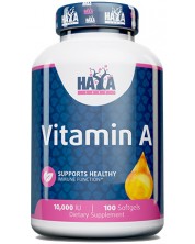 Vitamin A, 10000 IU, 100 капсули, Haya Labs