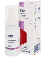 Vitamin B12 Спрей за уста, 400 mcg, мента, 30 ml, Nordaid