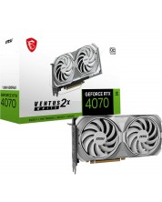 Видеокарта MSI - GeForce RTX 4070 SUPER VENTUS 2X WHITE OC, 12GB, GDDR6X