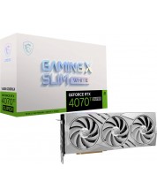 Видеокарта MSI - GeForce RTX 4070 Ti SUPER GAMING SLIM WHITE, 16GB, GDDR6X -1