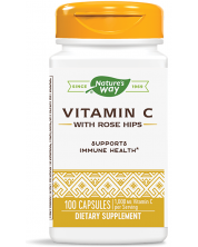 Vitamin С с шипка, 500 mg, 100 капсули, Nature's Way
