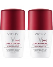 Vichy Deo Комплект - Рол-он против изпотяване Clinical Control, 2 x 50 ml