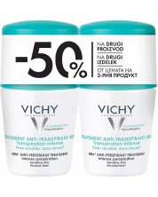 Vichy Deo Комплект - Рол-он дезодорант, с парфюм, 2 x 50 ml (Лимитирано)