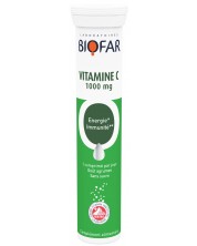 Vitamine C, 1000 mg, 20 ефервесцентни таблетки, Biofar -1