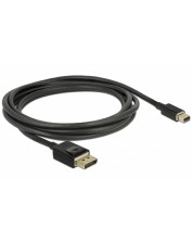 Видео кабел Delock - 84928, Mini DisplayPort/DisplayPort, 2 m, черен