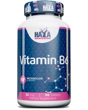 Vitamin B6, 25 mg, 90 таблетки, Haya Labs
