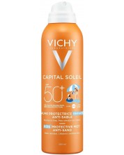 Vichy Capital Soleil Детски спрей срещу полепване на пясък, SPF 50+, 200 ml -1