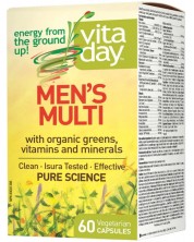 Vitaday Men's Multi, 60 капсули, Natural Factors