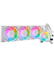 Воден охладител EKWB - Nucleus AIO CR360 Lux D-RGB - white, 3x120 mm -1