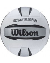 Волейболна топка Wilson - AVP Ultimate Beach, размер 5, черно-бяла -1