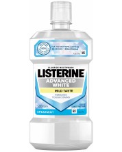 Listerine Вода за уста Advanced White, Mild taste, 500 ml -1