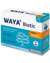 Waya Biotic Forte, 15 пробиотични капсули, Medis
