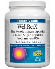 WellBetX The Revolutionary Appetite Blood Sugar Regulator, ванилия, 854 g, Natural Factors -1