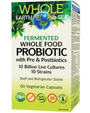 Whole Earth & Sea Whole Food Probiotic, 60 капсули, Natural Factors