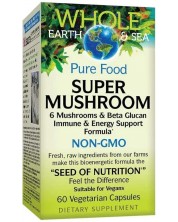 Whole Earth & Sea Super Mushroom, 60 капсули, Natural Factors -1