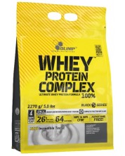 Whey Protein Complex 100%, бисквити и сметана, 2270 g, Olimp -1