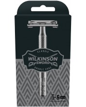 Wilkinson Sword Classic Система за бръснене Premium Vintage, с 5 резервни пластини