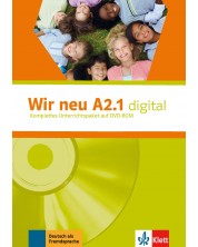 Wir Neu A2.1: digital DVD-ROM / Немски език - ниво A2.1: DVD носител