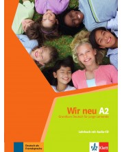 Wir Neu A2: Lehrbuch mit Audio CD / Немски език - ниво A2: Учебник + Audio CD -1