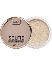 Wibo Прахообразен хайлайтър за лице Selfie Gold, 5 g -1