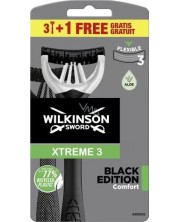 Wilkinson Sword Xtreme3 Мъжка самобръсначка Comfort Black, 3 + 1 броя -1