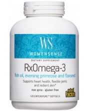 Womensense RxOmega-3, 120 капсули, Natural Factors