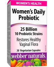Women’s Daily Probiotic, 30 веге капсули, Webber Naturals