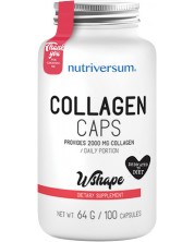 WShape Collagen, 500 mg, 100 капсули, Nutriversum