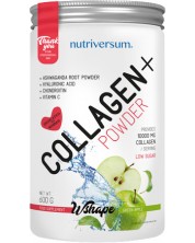 WShape Collagen+ Powder, зелена ябълка, 600 g, Nutriversum -1