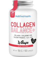 WShape Collagen Balance+, 100 капсули, Nutriversum