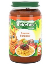 Ястие Bebelan Puree - Спагети болонезе, 220 g