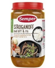 Ястие Semper - Бифтек Строганоф с ориз, 235 g -1