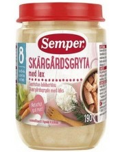 Ястие Semper - Сьомга задушена с ориз, 190 g -1