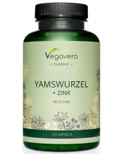 Yamswurzel + Zink, 120 капсули, Vegavero -1