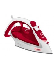 Ютия Tefal - Easygliss Plus FV5717E0, 2500W, 45 g/min, червена/бяла